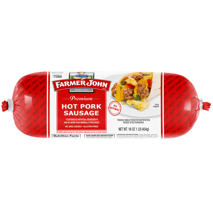 Classic Pork Sausage Links 8oz Farmer John classic-pork-sausage-links-8oz-farmer-john